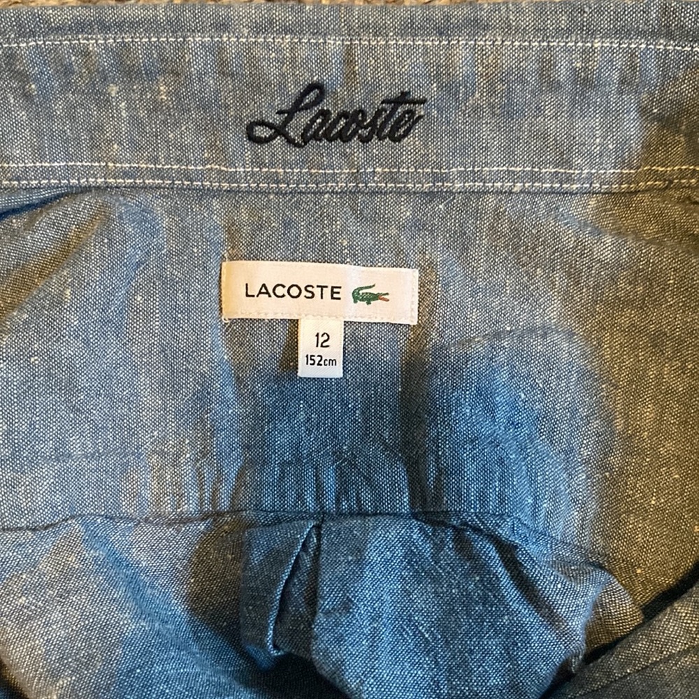 Lacoste Boy’s Button down - Picture 3 of 3